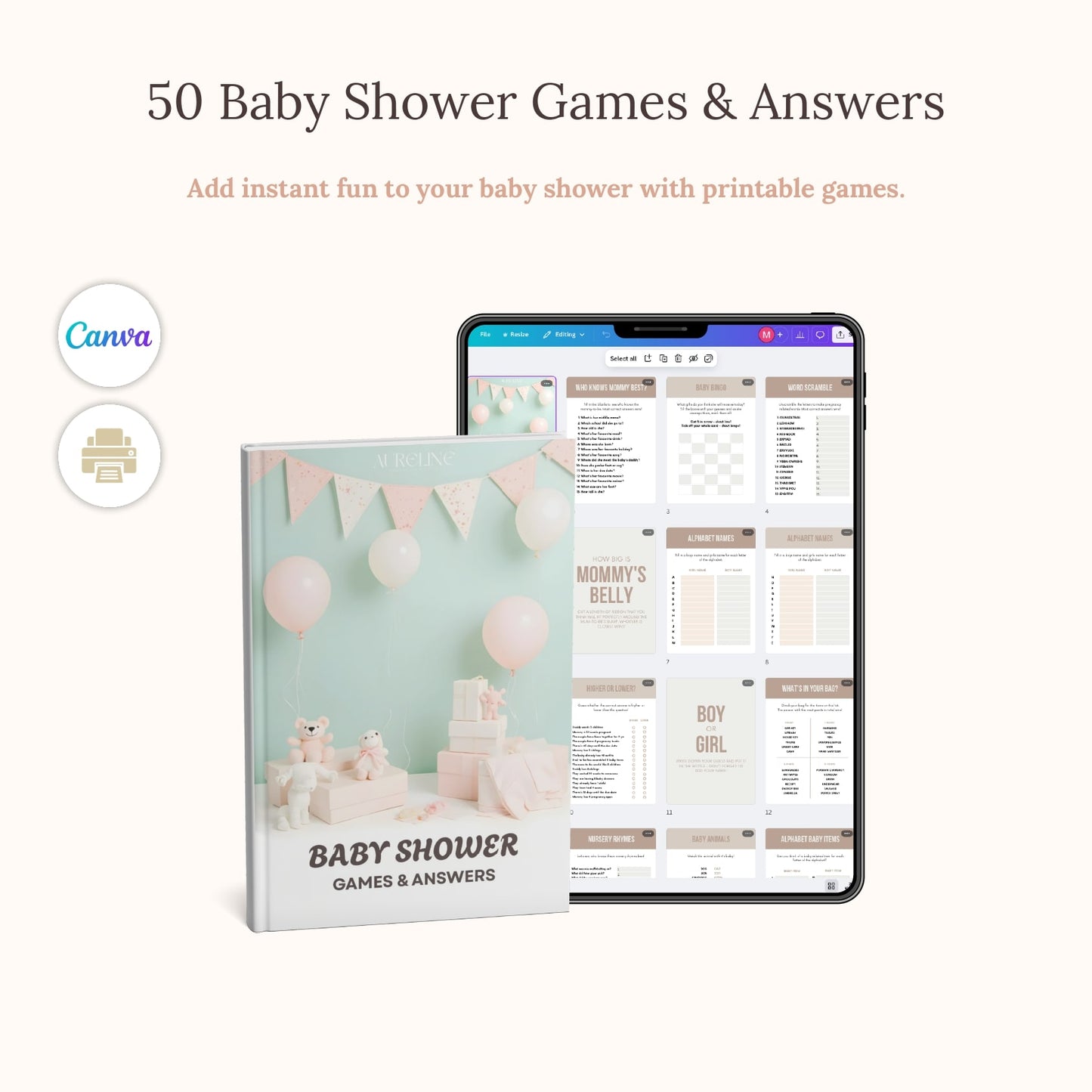 50 Baby Shower Games & Answers