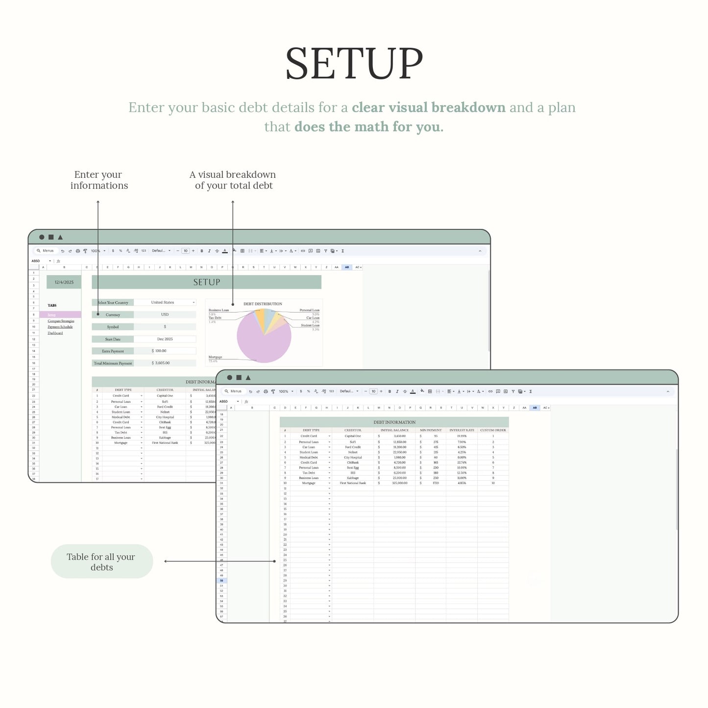 Aureline Debt Payoff Planner