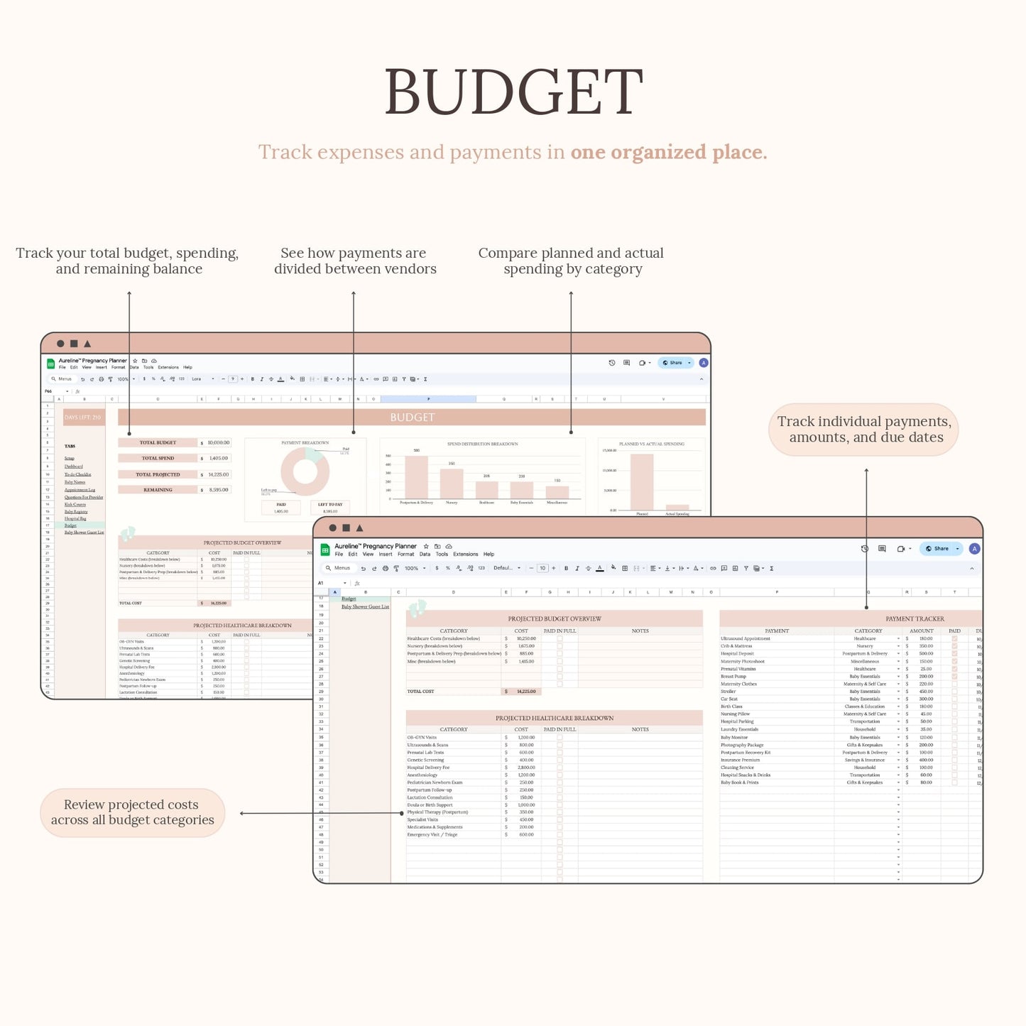 Aureline Pregnancy Planner